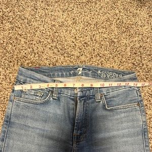 7 for all mankind cropped skinny jeans
